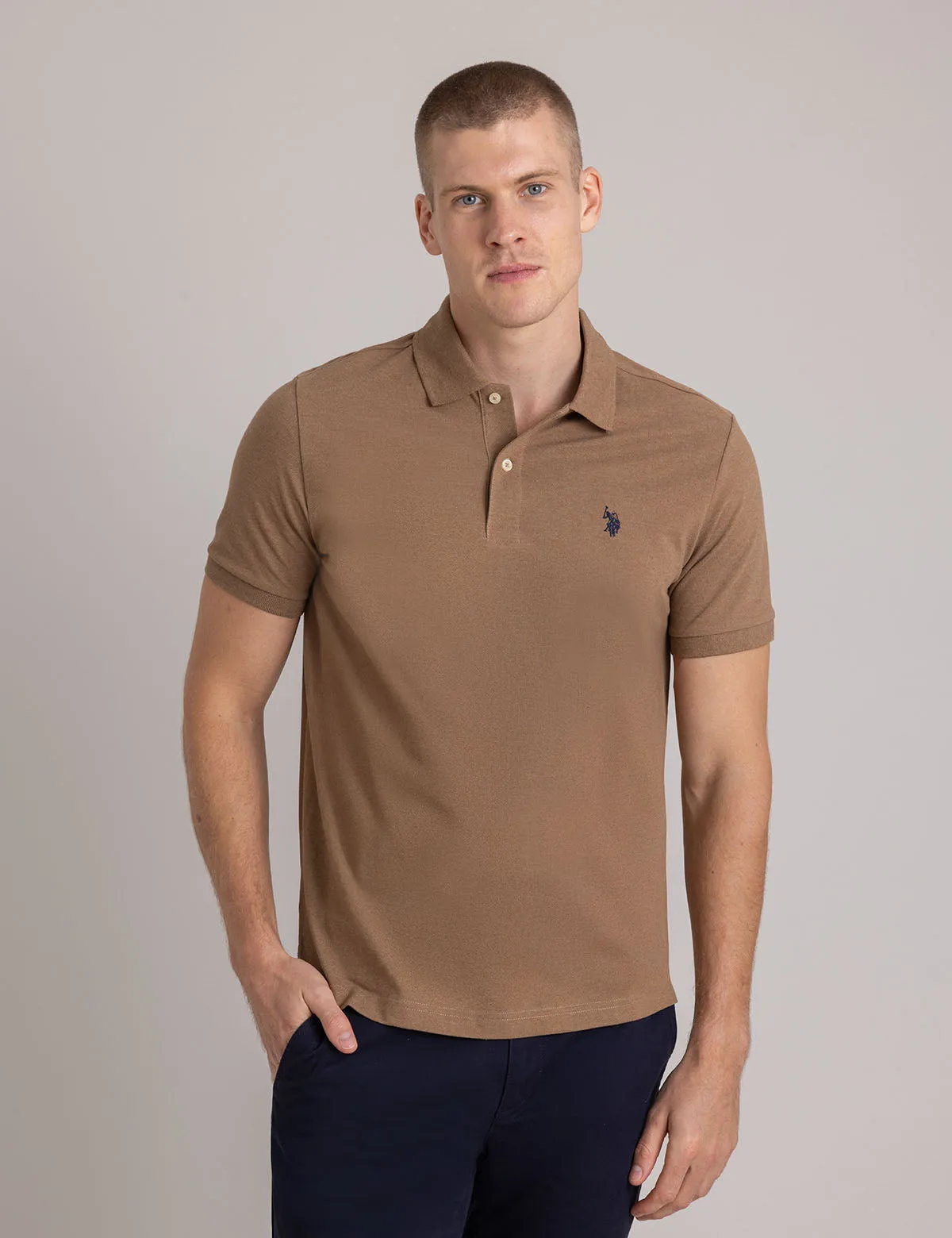 SOLID PIQUE SMALL LOGO POLO SHIRT sold by U.S. Polo Assn. product image thumbnail 5