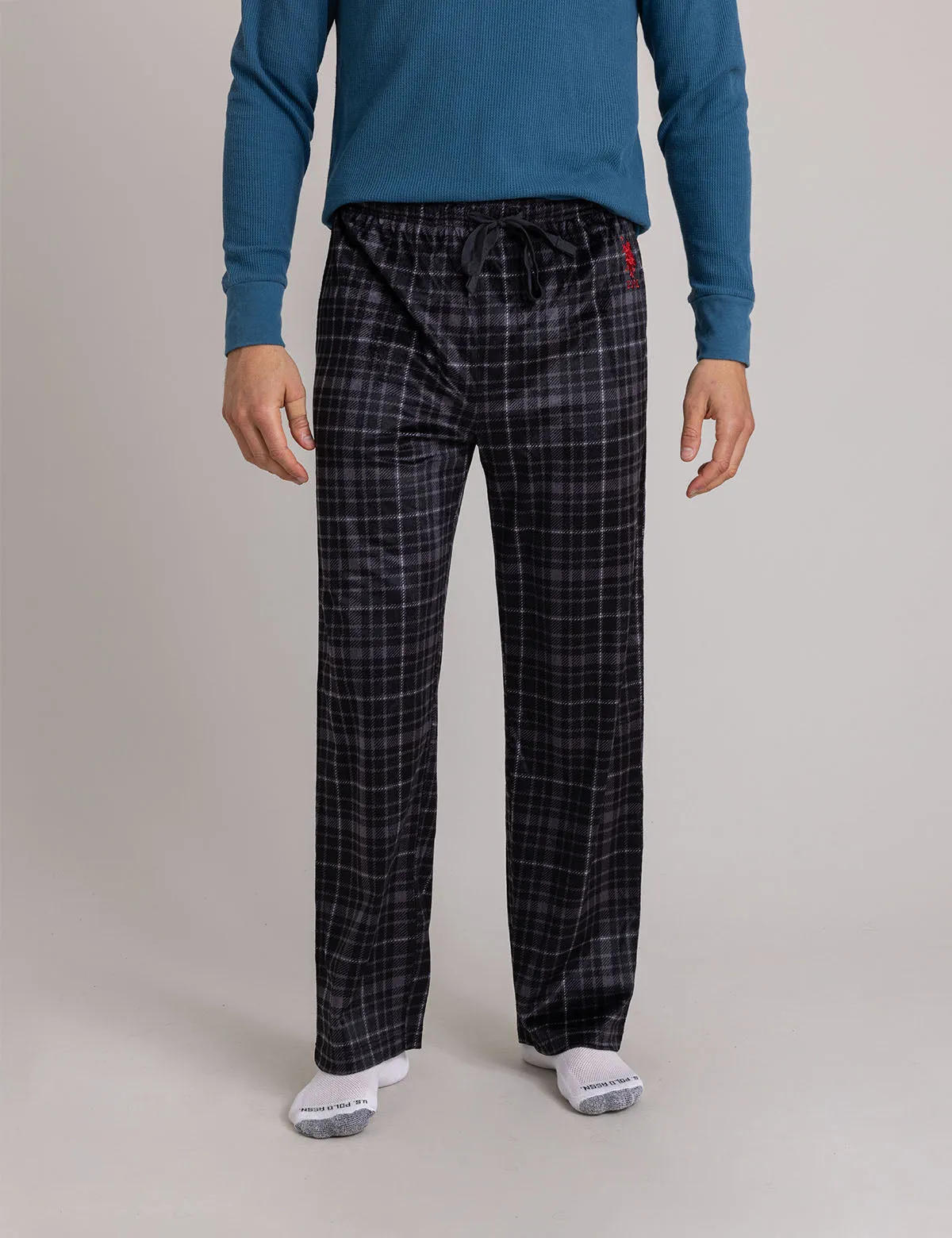 PLAID LUXE FLEECE PANTS sold by U.S. Polo Assn. product image thumbnail 4