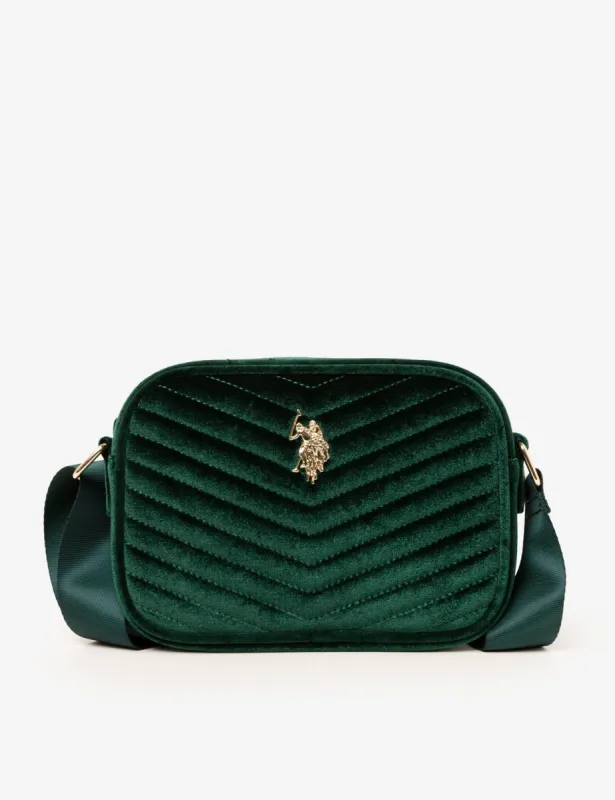 VELVET CROSSBODY BAG sold by U.S. Polo Assn.