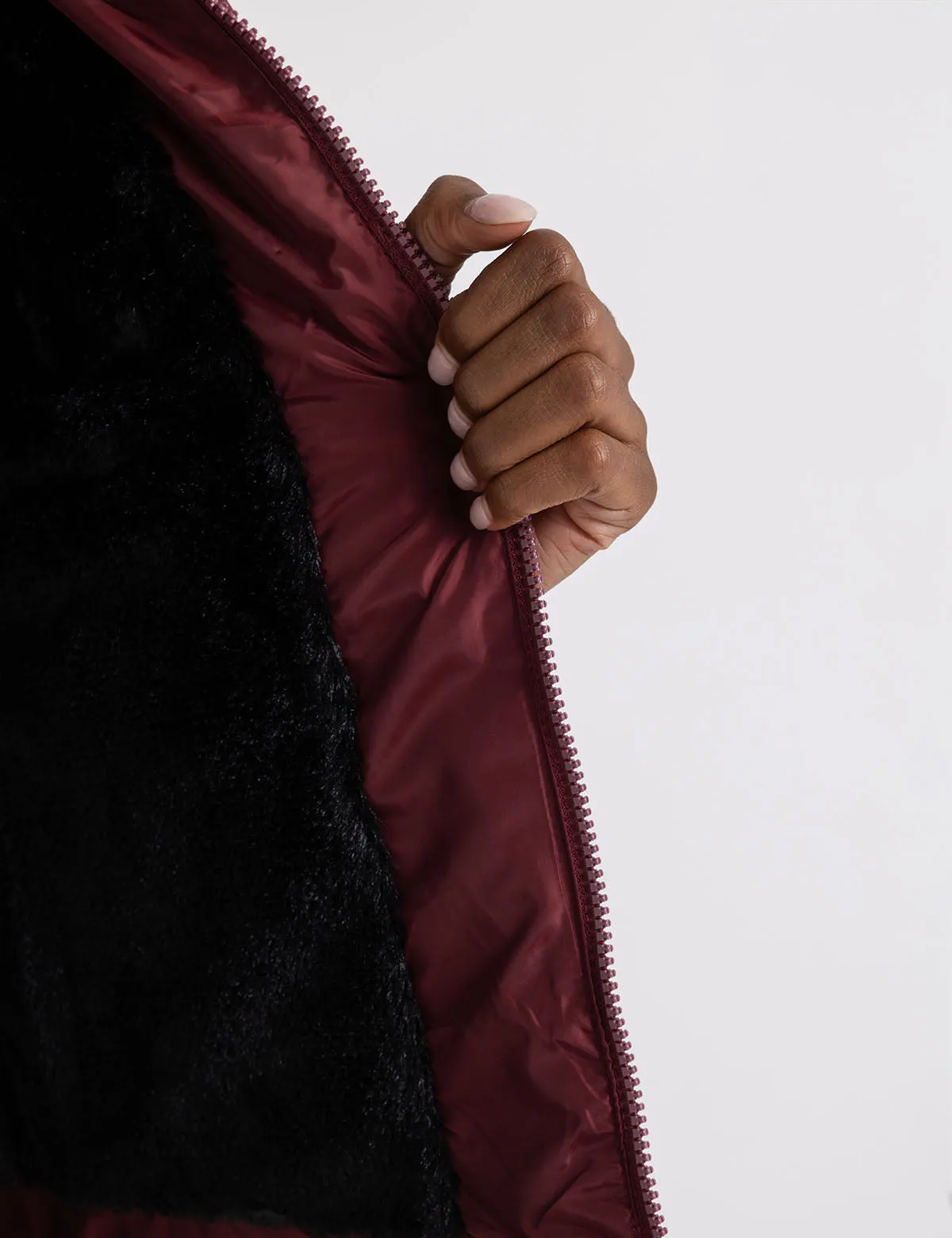COZY HOODED CONTRAST PUFFER JACKET sold by U.S. Polo Assn. product image thumbnail 2