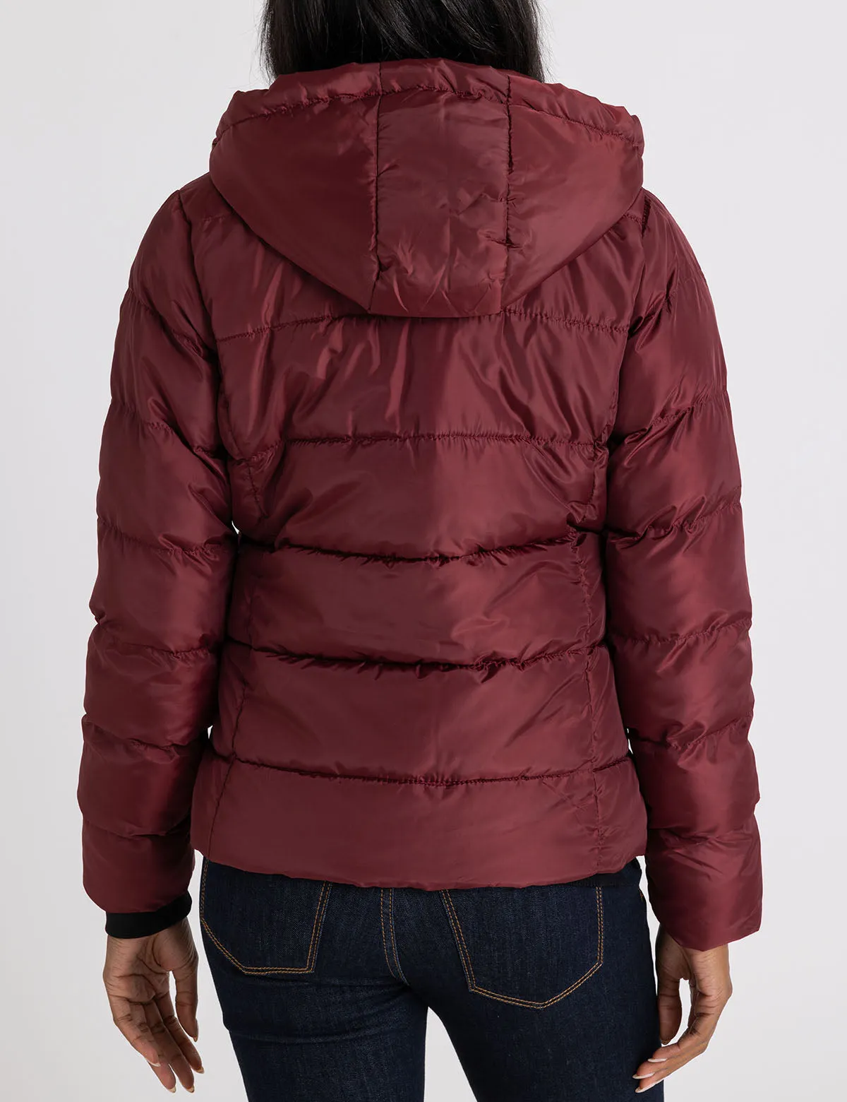 COZY HOODED CONTRAST PUFFER JACKET sold by U.S. Polo Assn. product image thumbnail 5