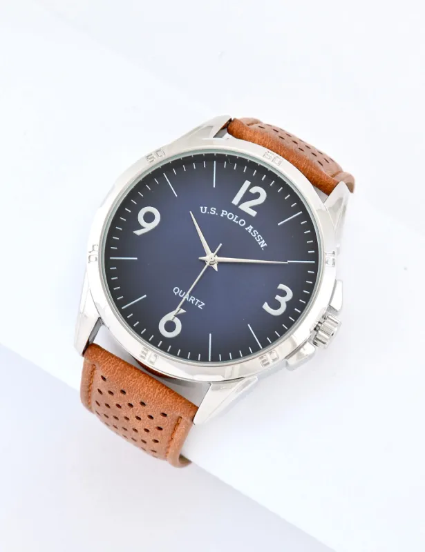 MENS CLASSIC BROWN STRAP WATCH sold by U.S. Polo Assn.