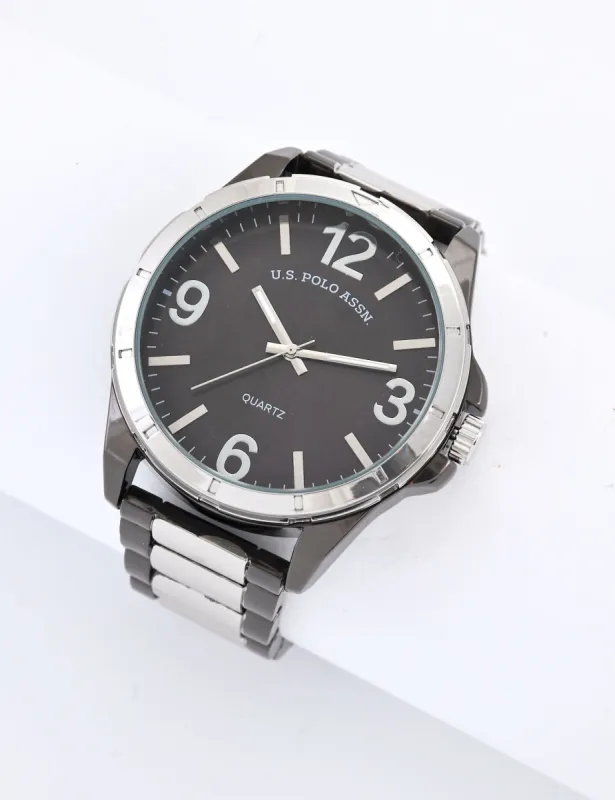 MENS TWO TONE LINK WATCH sold by U.S. Polo Assn.