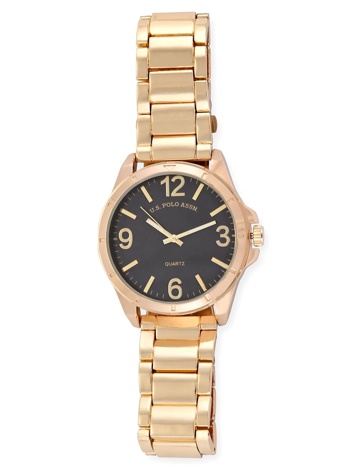 MENS GOLD LINK BRACELET WATCH sold by U.S. Polo Assn. product image thumbnail 4