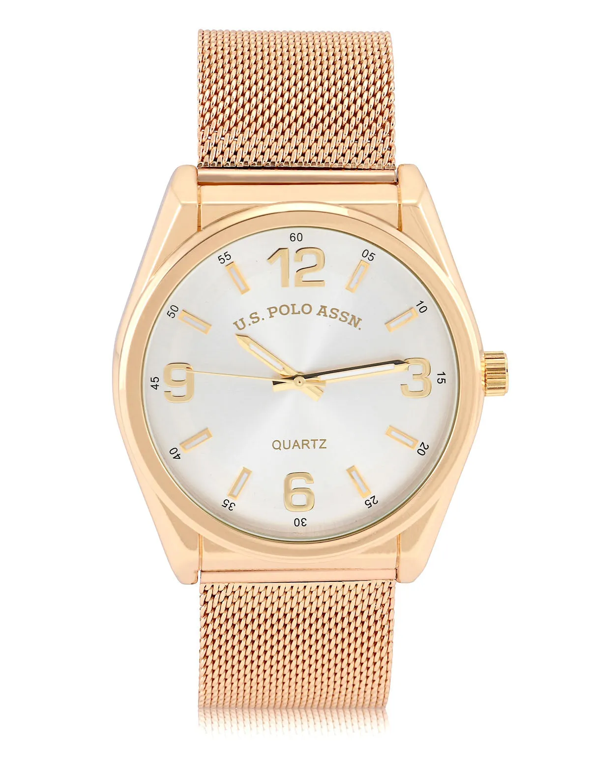 MENS GOLD MESH STRAP WATCH sold by U.S. Polo Assn. product image thumbnail 3