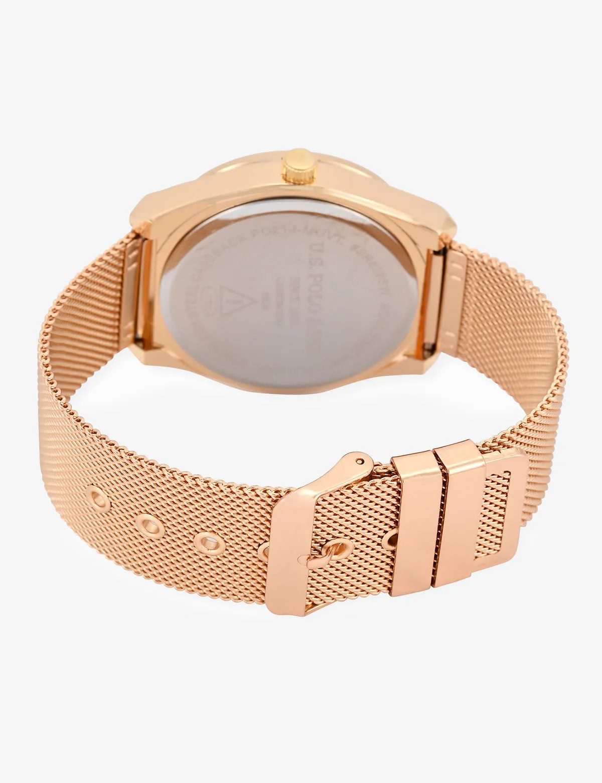 MENS GOLD MESH STRAP WATCH sold by U.S. Polo Assn. product image thumbnail 4