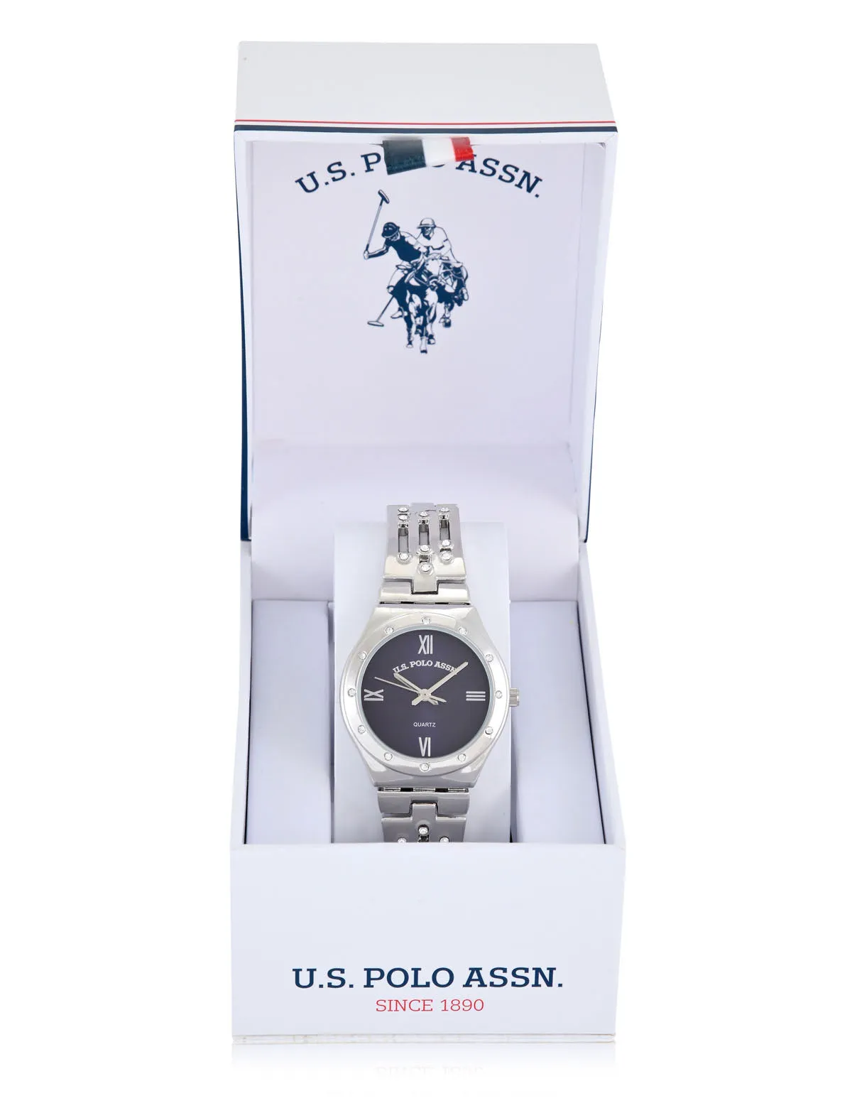 LADIES SILVER ANALOG BRACELET WATCH sold by U.S. Polo Assn. product image thumbnail 2