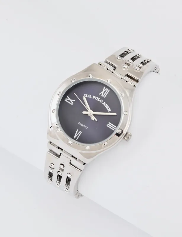 LADIES SILVER ANALOG BRACELET WATCH sold by U.S. Polo Assn.