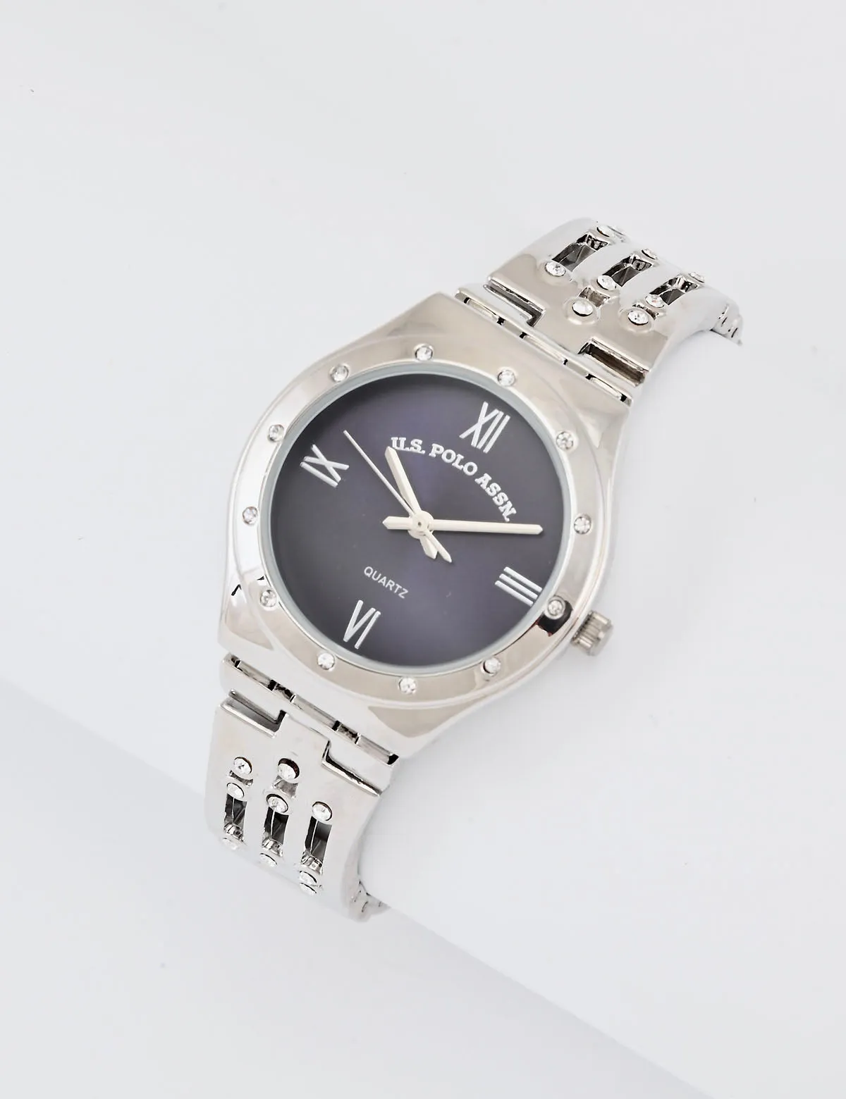 LADIES SILVER ANALOG BRACELET WATCH sold by U.S. Polo Assn.