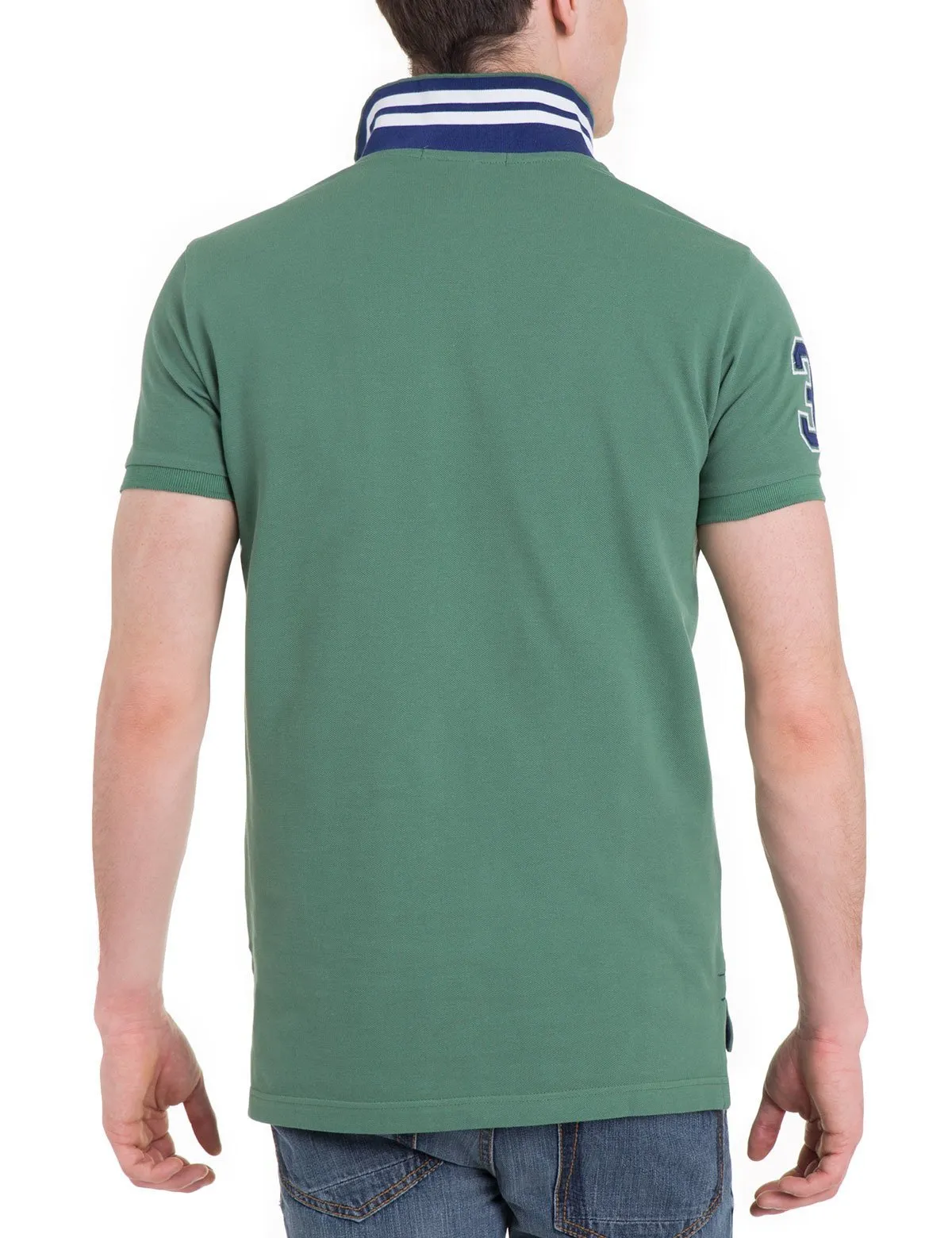 Slim Fit Pique Mesh Polo Shirt sold by U.S. Polo Assn. product image thumbnail 3