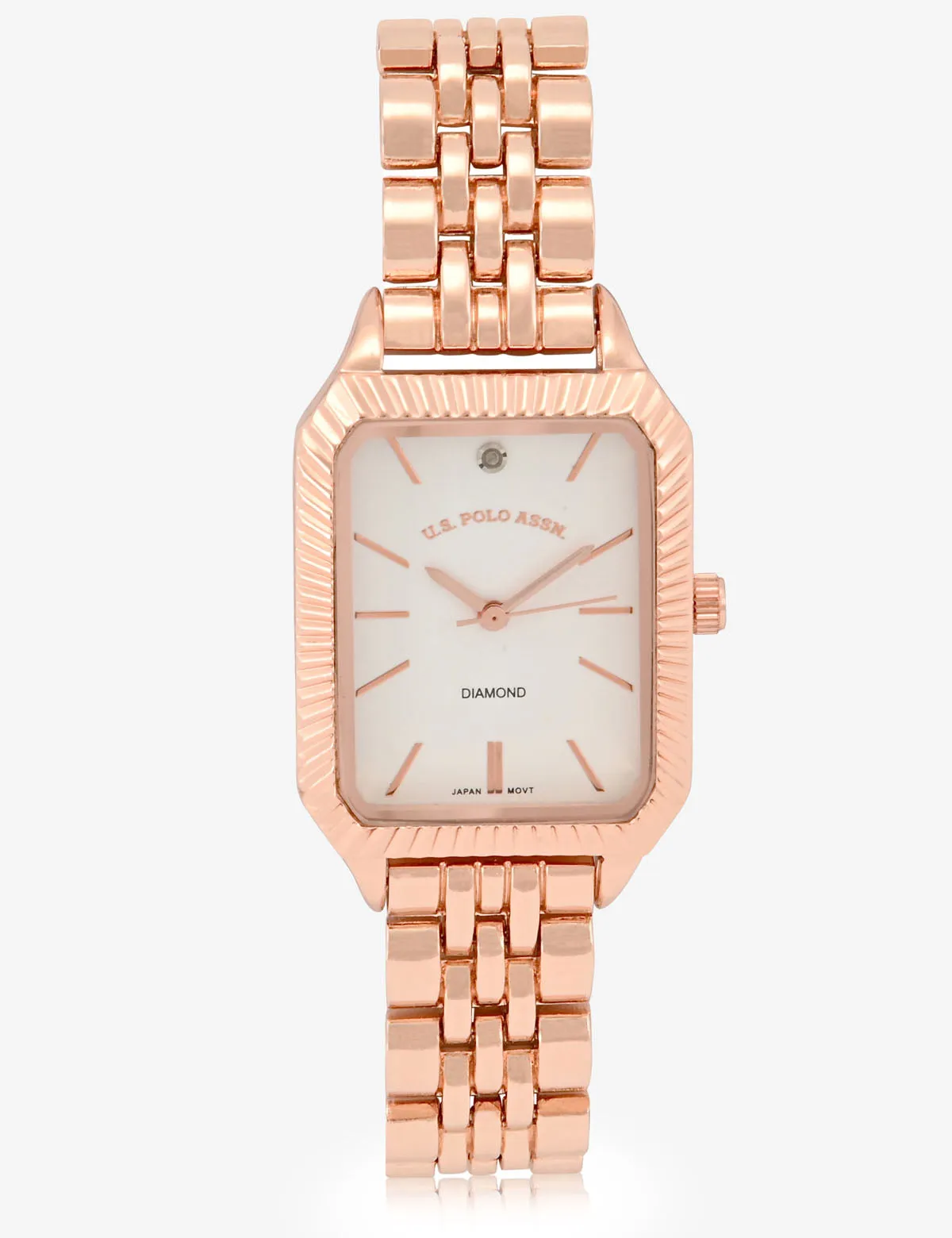 LADIES ROSE GOLD SQUARE WATCH AND BRACELETS SET sold by U.S. Polo Assn. product image thumbnail 4