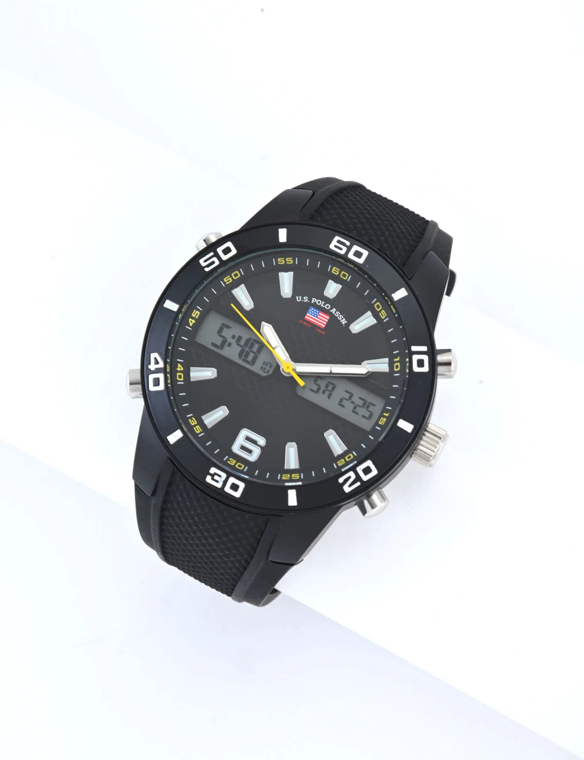 MENS BLACK STRAP ANA DIGI SPORT WATCH sold by U.S. Polo Assn.