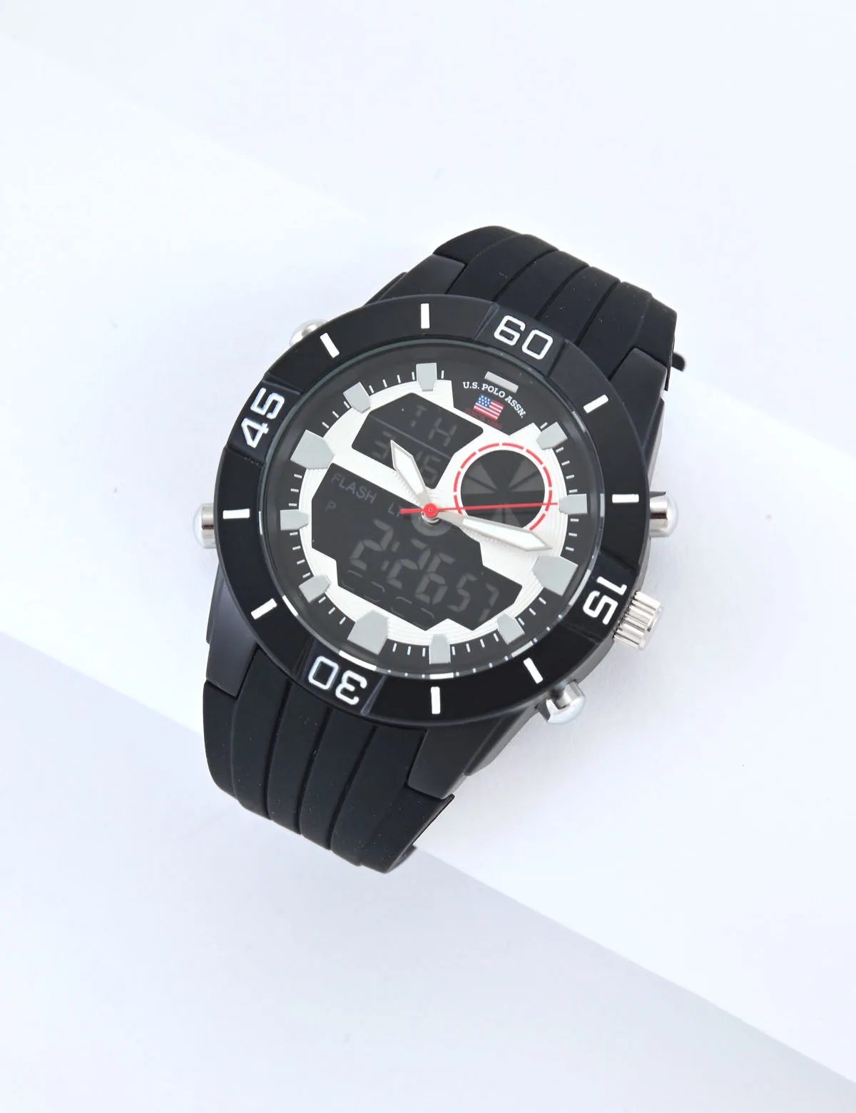MENS BLACK STRAP ANA DIGI SPORT WATCH sold by U.S. Polo Assn.
