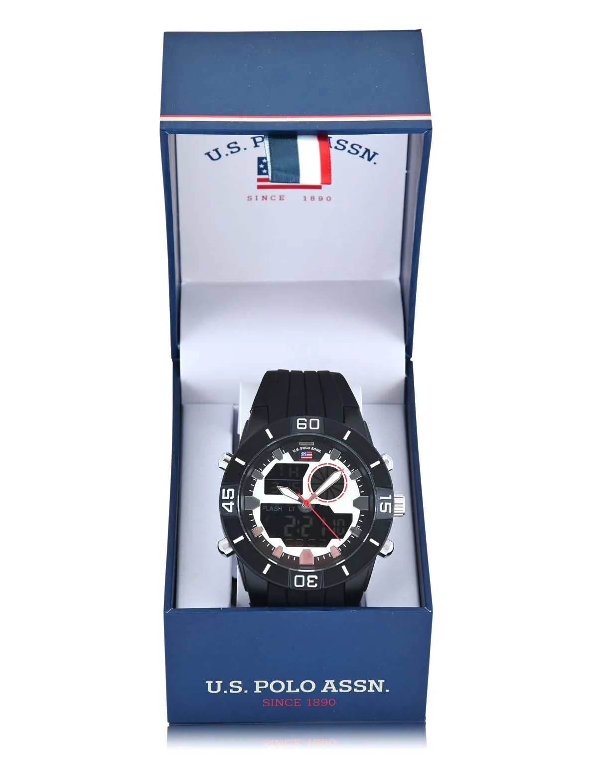 MENS BLACK STRAP ANA DIGI SPORT WATCH sold by U.S. Polo Assn. product image thumbnail 2