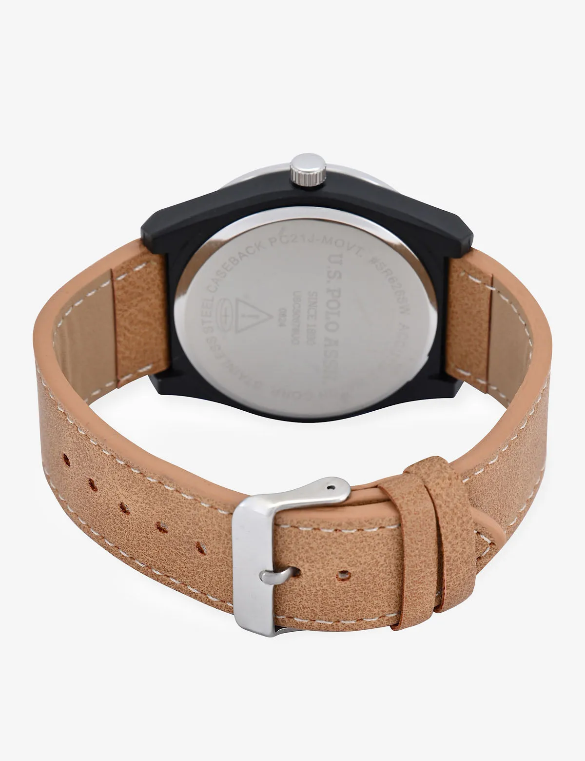 MENS CLASSIC BROWN STRAP WATCH sold by U.S. Polo Assn. product image thumbnail 4