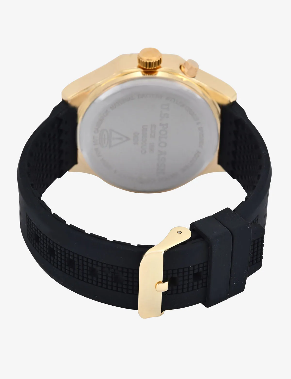 MENS BLACK STRAP SPORT WATCH sold by U.S. Polo Assn. product image thumbnail 5