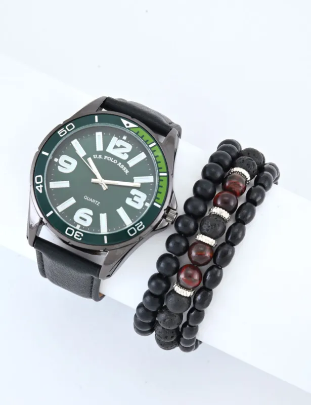 MENS BLACK WATCH STACKABLE SET sold by U.S. Polo Assn.