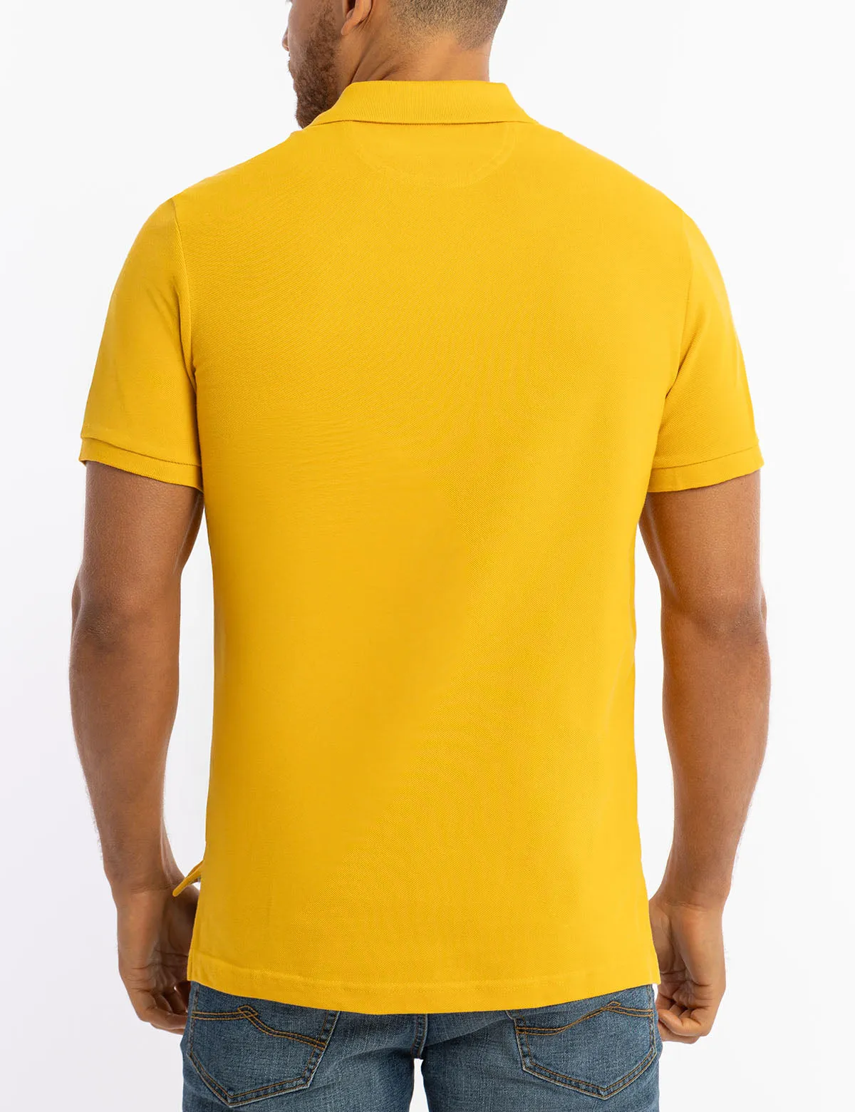 DIAGONAL COLOR BLOCK SASH PIQUE POLO SHIRT sold by U.S. Polo Assn. product image thumbnail 4