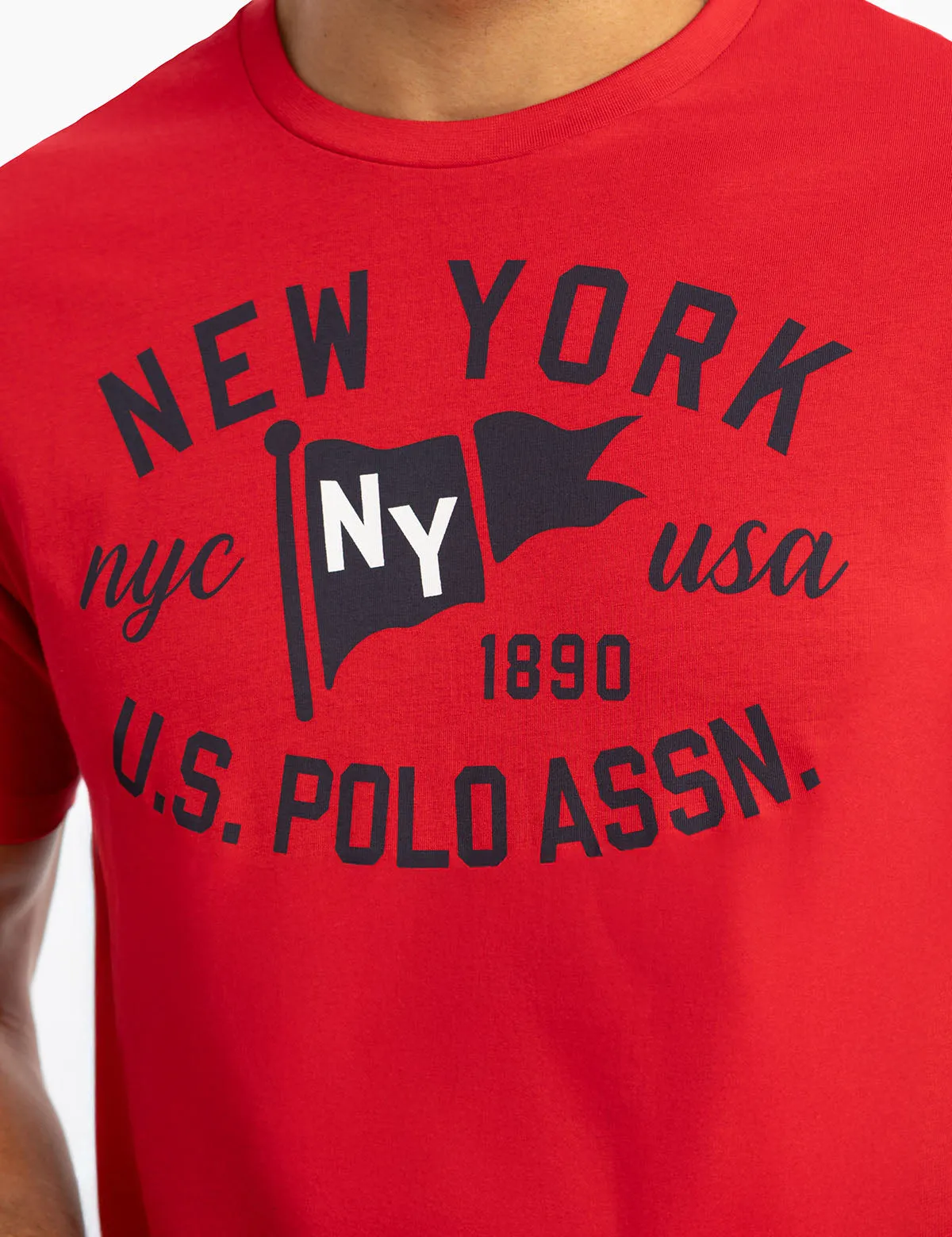 NEW YORK GRAPHIC JERSEY T-SHIRT sold by U.S. Polo Assn. product image thumbnail 3
