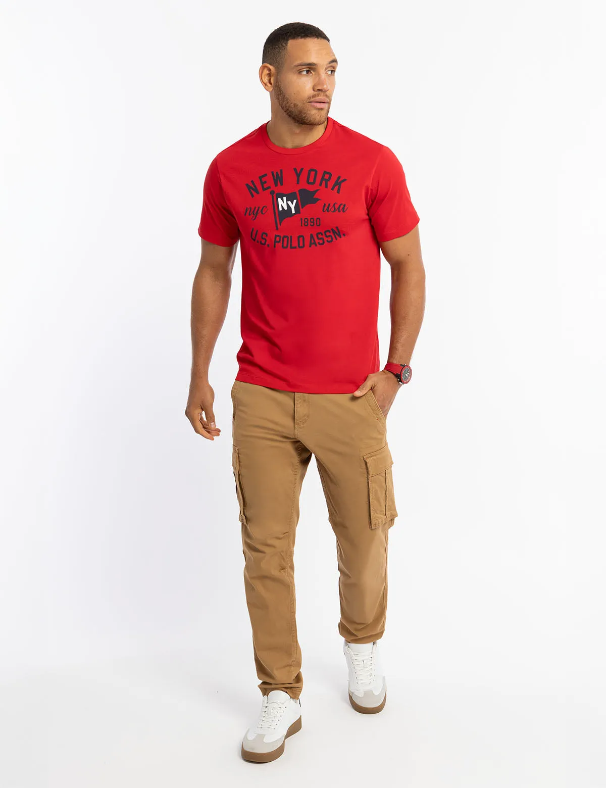 NEW YORK GRAPHIC JERSEY T-SHIRT sold by U.S. Polo Assn. product image thumbnail 2