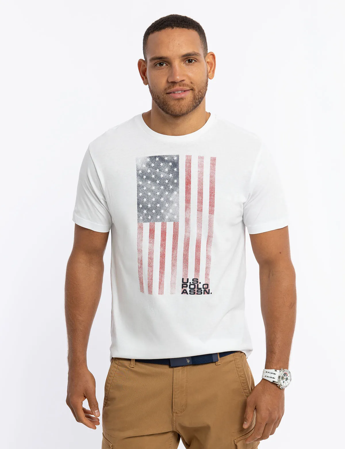 FADED FLAG GRAPHIC T-SHIRT sold by U.S. Polo Assn.