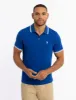 ZIPPER PLACKET TIPPED JERSEY POLO SHIRT sold by U.S. Polo Assn.