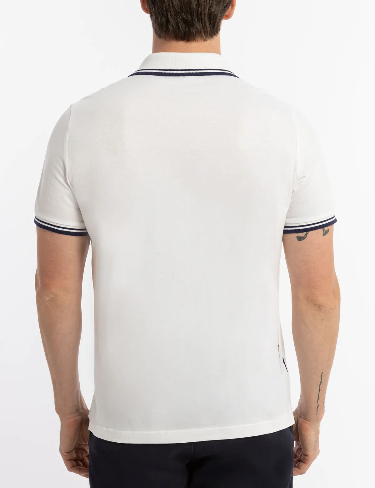 ZIPPER PLACKET TIPPED JERSEY POLO SHIRT sold by U.S. Polo Assn. product image thumbnail 4