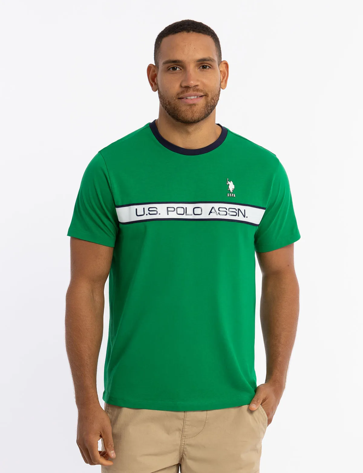 JERSEY RINGER TRICOT T-SHIRT sold by U.S. Polo Assn.