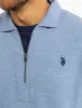 PEACHED FLEECE QUARTER ZIP PULLOVER sold by U.S. Polo Assn.