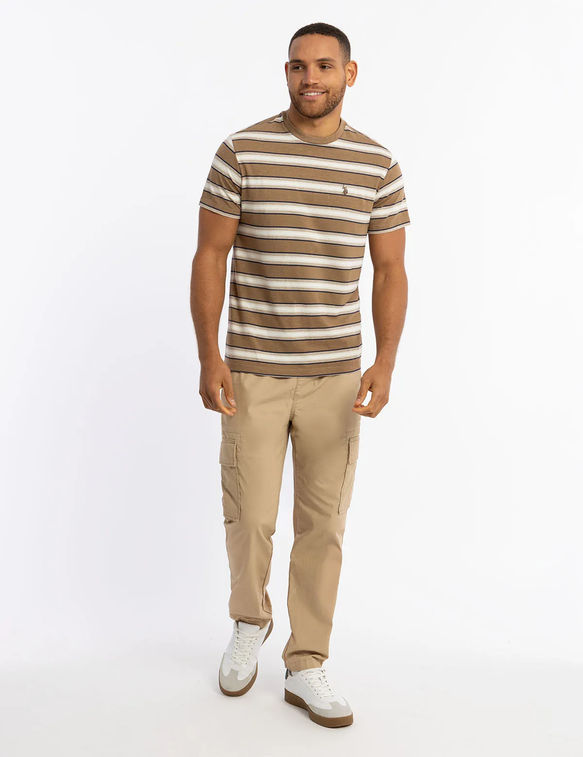 YARN DYE OMBRE STRIPE JERSEY T-SHIRT sold by U.S. Polo Assn. product image thumbnail 2