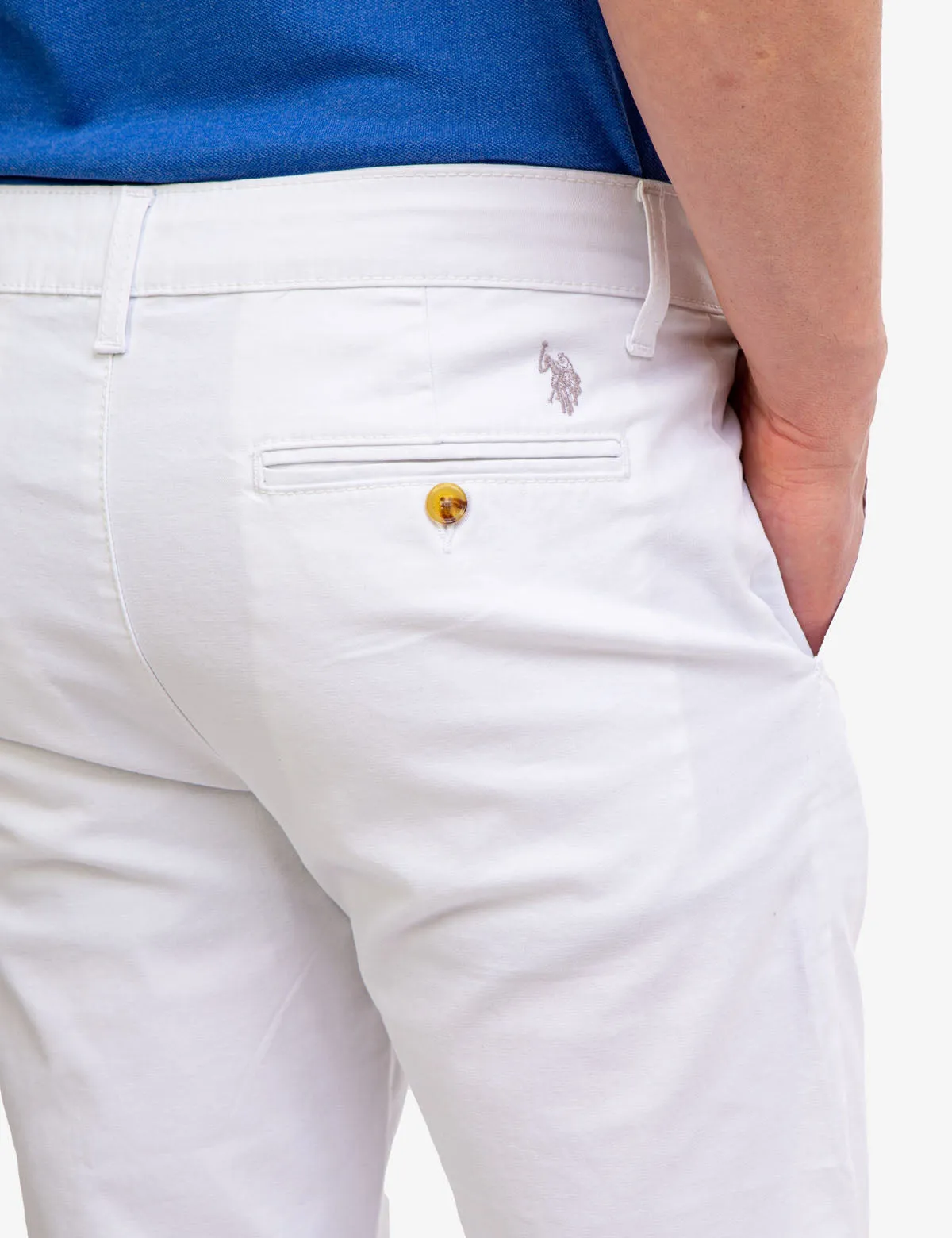 STRAIGHT TWILL CHINO PANTS sold by U.S. Polo Assn. product image thumbnail 4