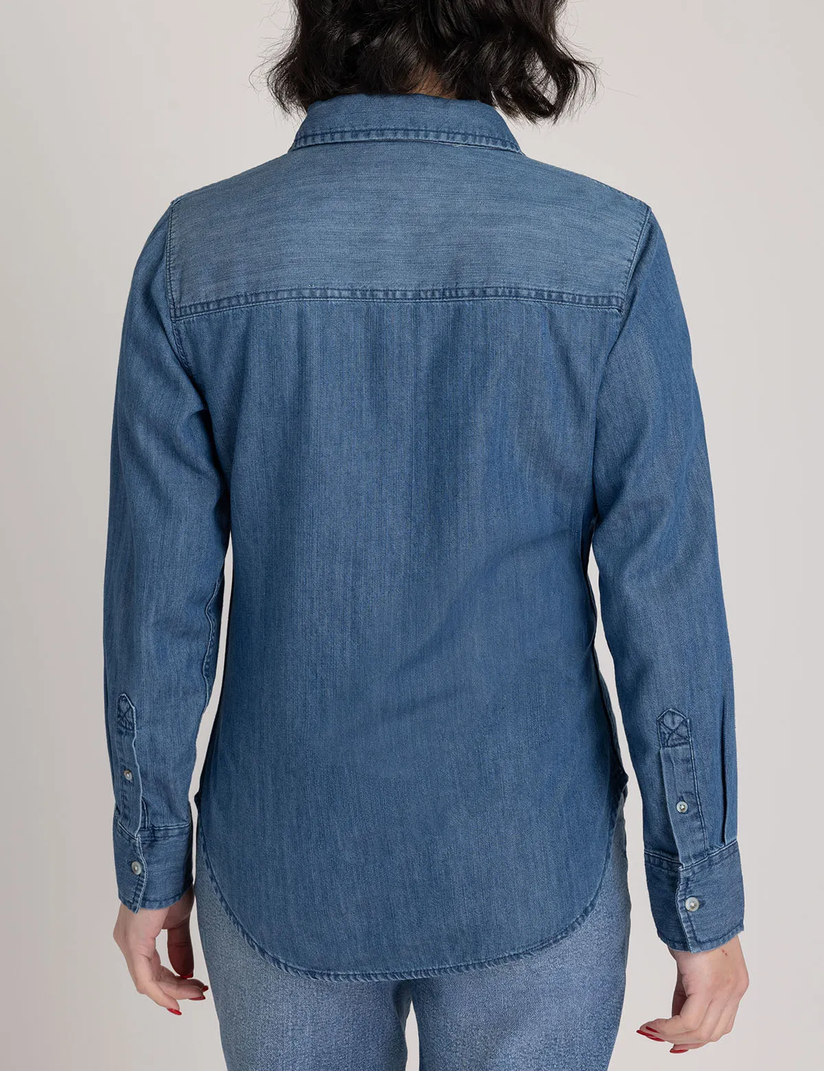 LONG SLEEVE BUTTON UP DENIM SHIRT sold by U.S. Polo Assn. product image thumbnail 5
