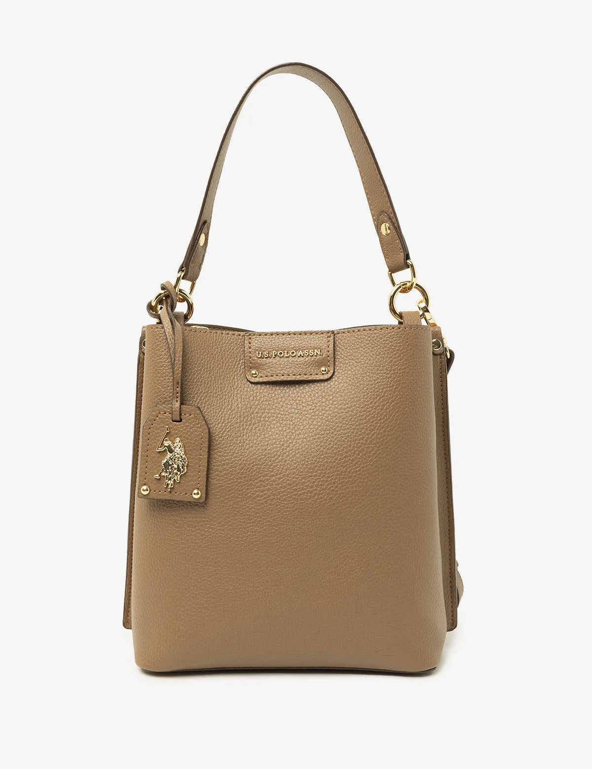 SOLID BUCKET BAG WITH CROSSBODY STRAP sold by U.S. Polo Assn.