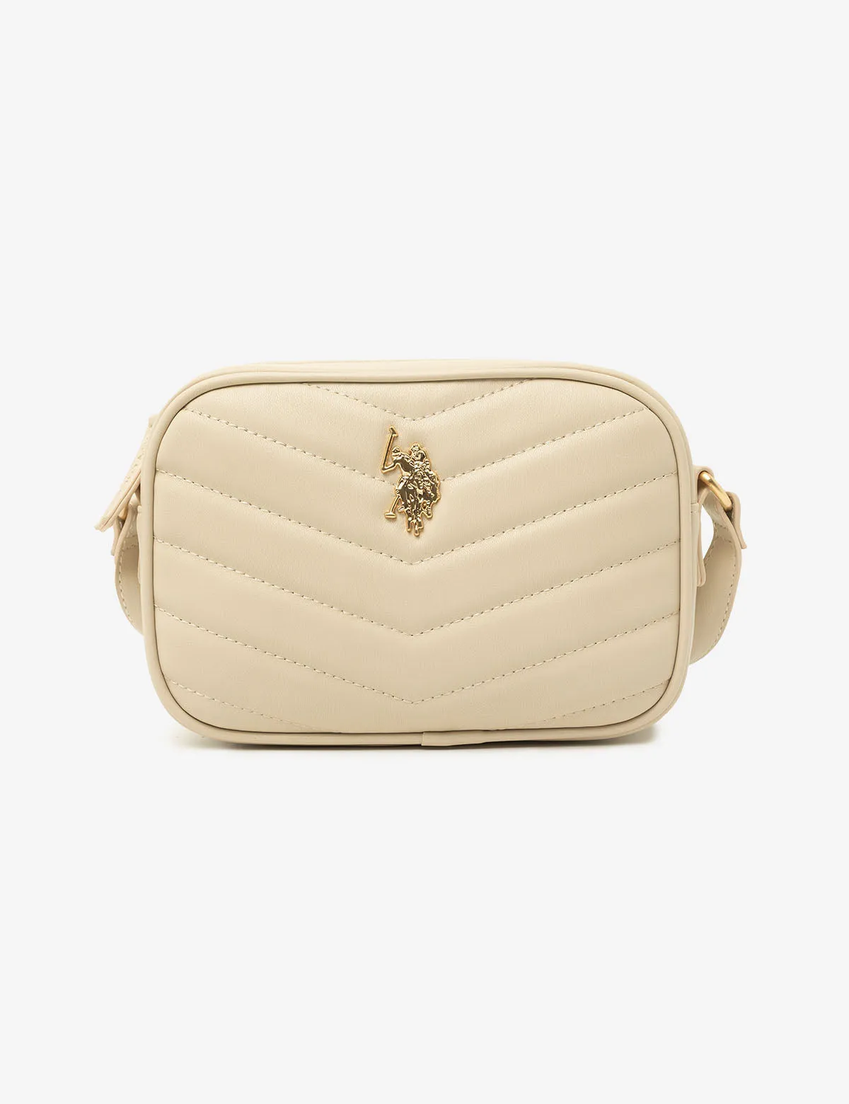 QUILTED V CROSSBODY BAG sold by U.S. Polo Assn.