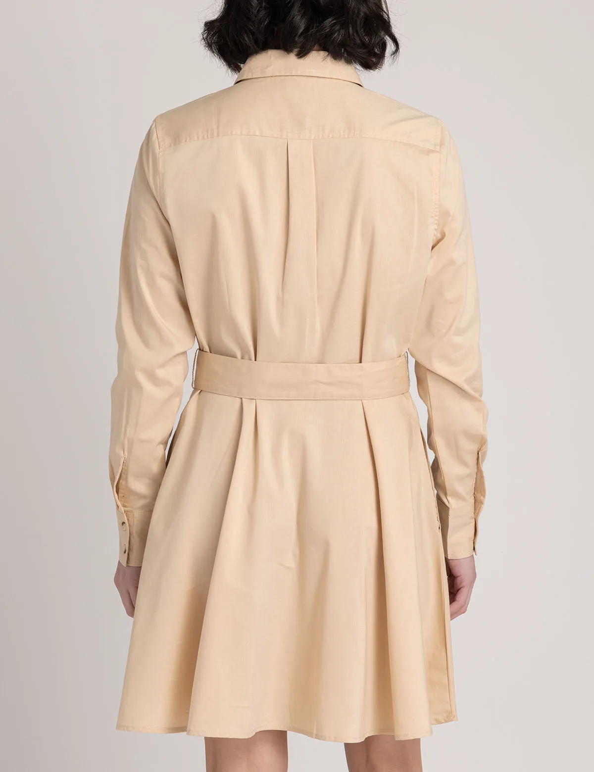 FIT AND FLARE POPLIN DRESS sold by U.S. Polo Assn. product image thumbnail 5