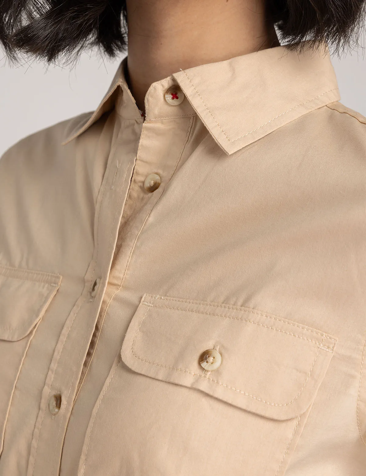 FIT AND FLARE POPLIN DRESS sold by U.S. Polo Assn. product image thumbnail 3