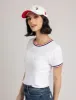 EMBOSSED SIGNATURE STRIPE RINGER T-SHIRT sold by U.S. Polo Assn.