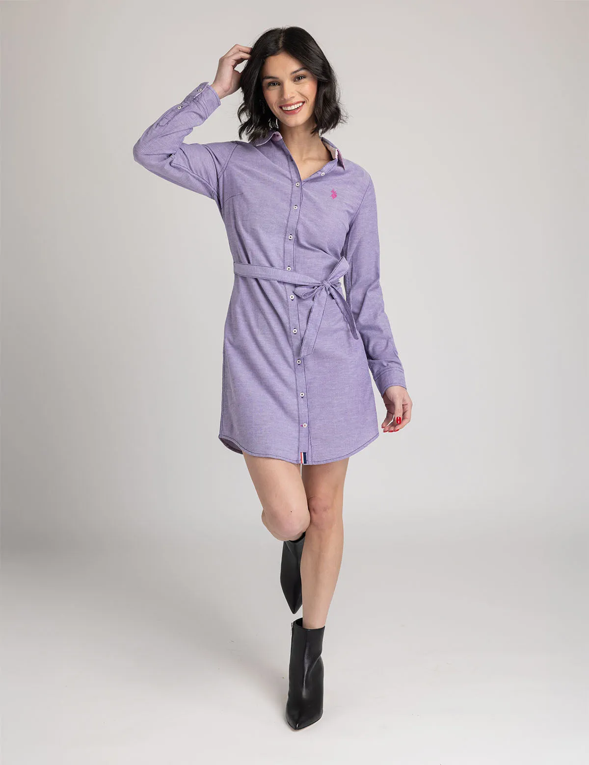 SOLID OXFORD DRESS sold by U.S. Polo Assn.