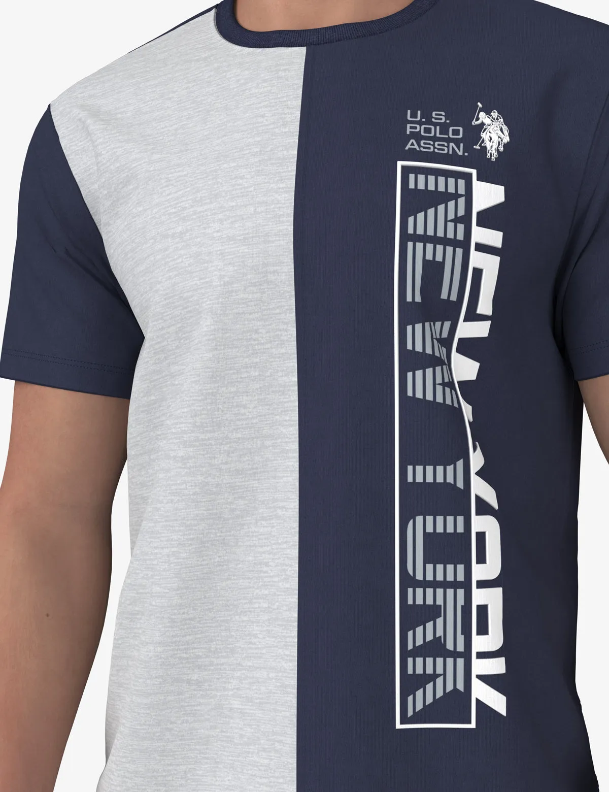 VERTICAL NEW YORK COLOR BLOCK T-SHIRT sold by U.S. Polo Assn. product image thumbnail 2