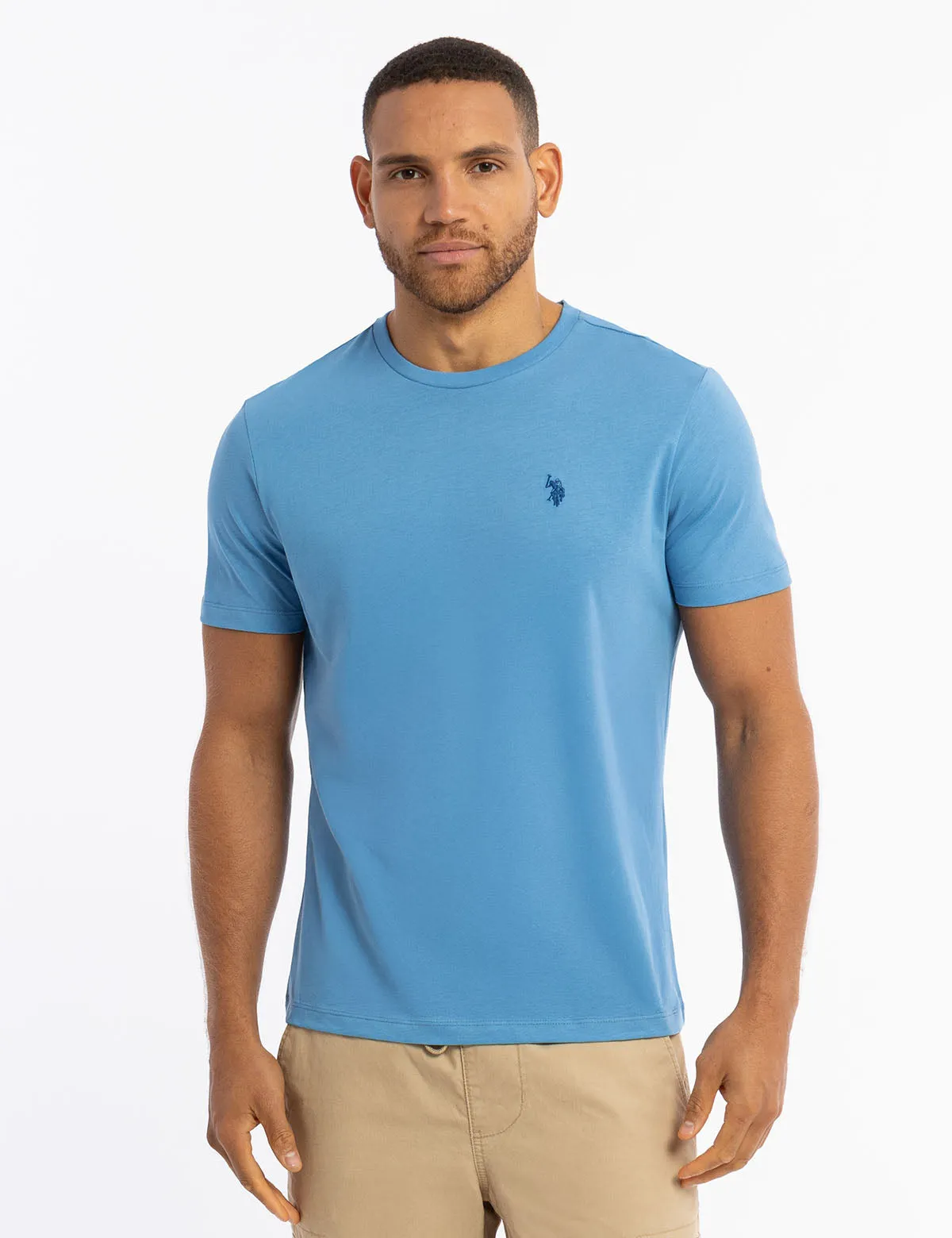 SOLID CREW NECK T-SHIRT sold by U.S. Polo Assn. product image thumbnail 4