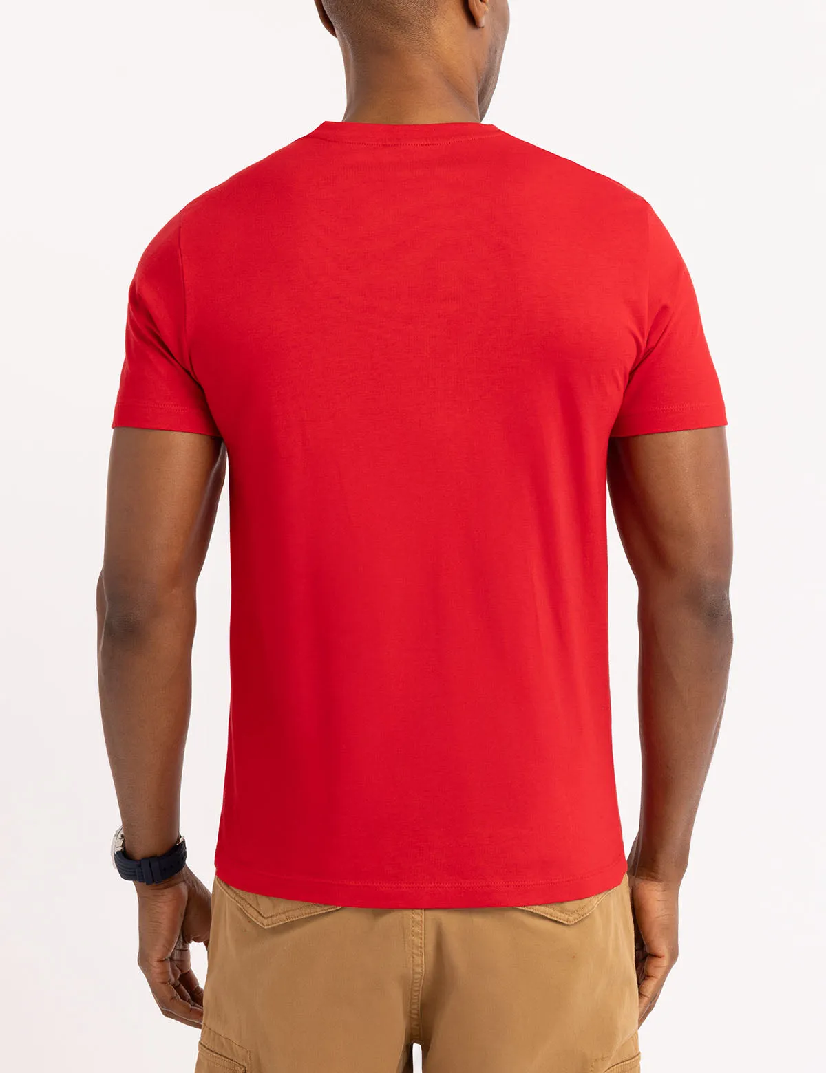 USPA PIECED CIRCLE LOGO JERSEY T-SHIRT sold by U.S. Polo Assn. product image thumbnail 4