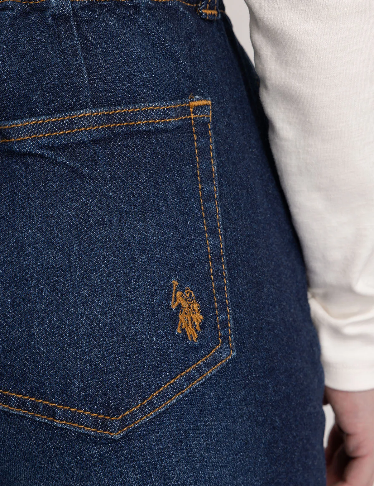 HIGH RISE PAPERBAG CROPPED JEANS sold by U.S. Polo Assn. product image thumbnail 5