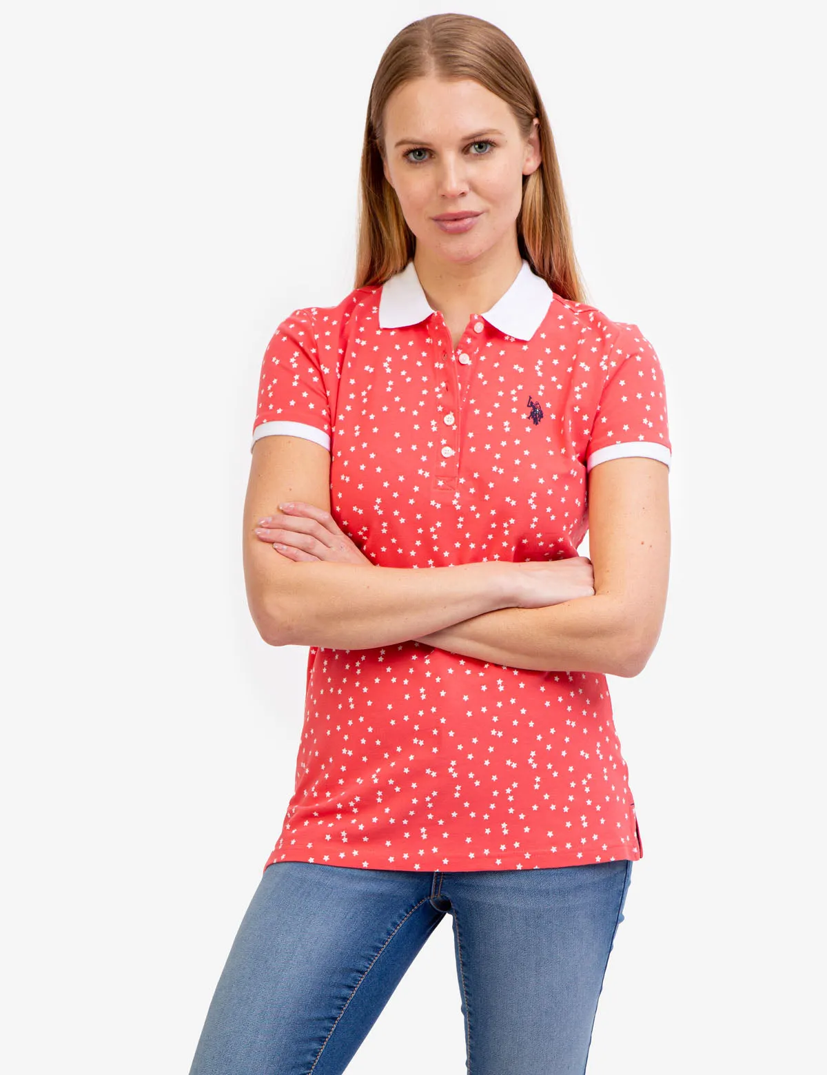 STAR PRINT POLO SHIRT sold by U.S. Polo Assn.