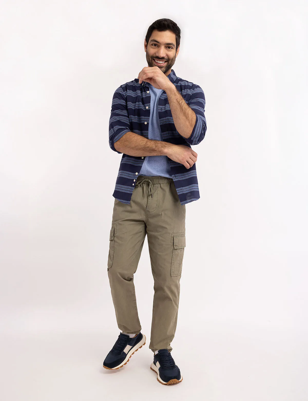 COTTON TRIPLE STRETCH POPLIN SHIRT sold by U.S. Polo Assn. product image thumbnail 3