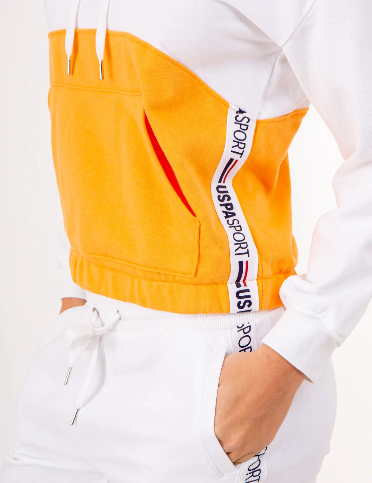 COLORBLOCK PULLOVER ACTIVE HOODIE sold by U.S. Polo Assn. product image thumbnail 3