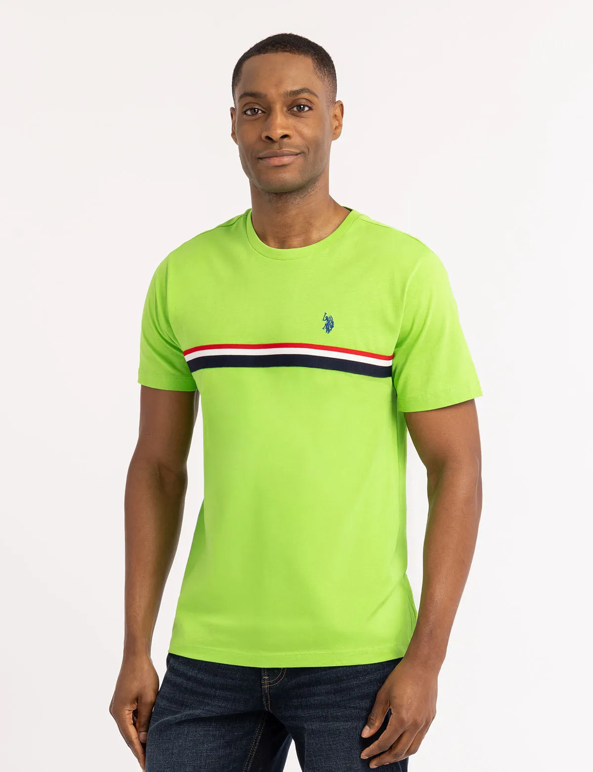 SIGNATURE TRICOT PIECED JERSEY T-SHIRT sold by U.S. Polo Assn. product image thumbnail 5