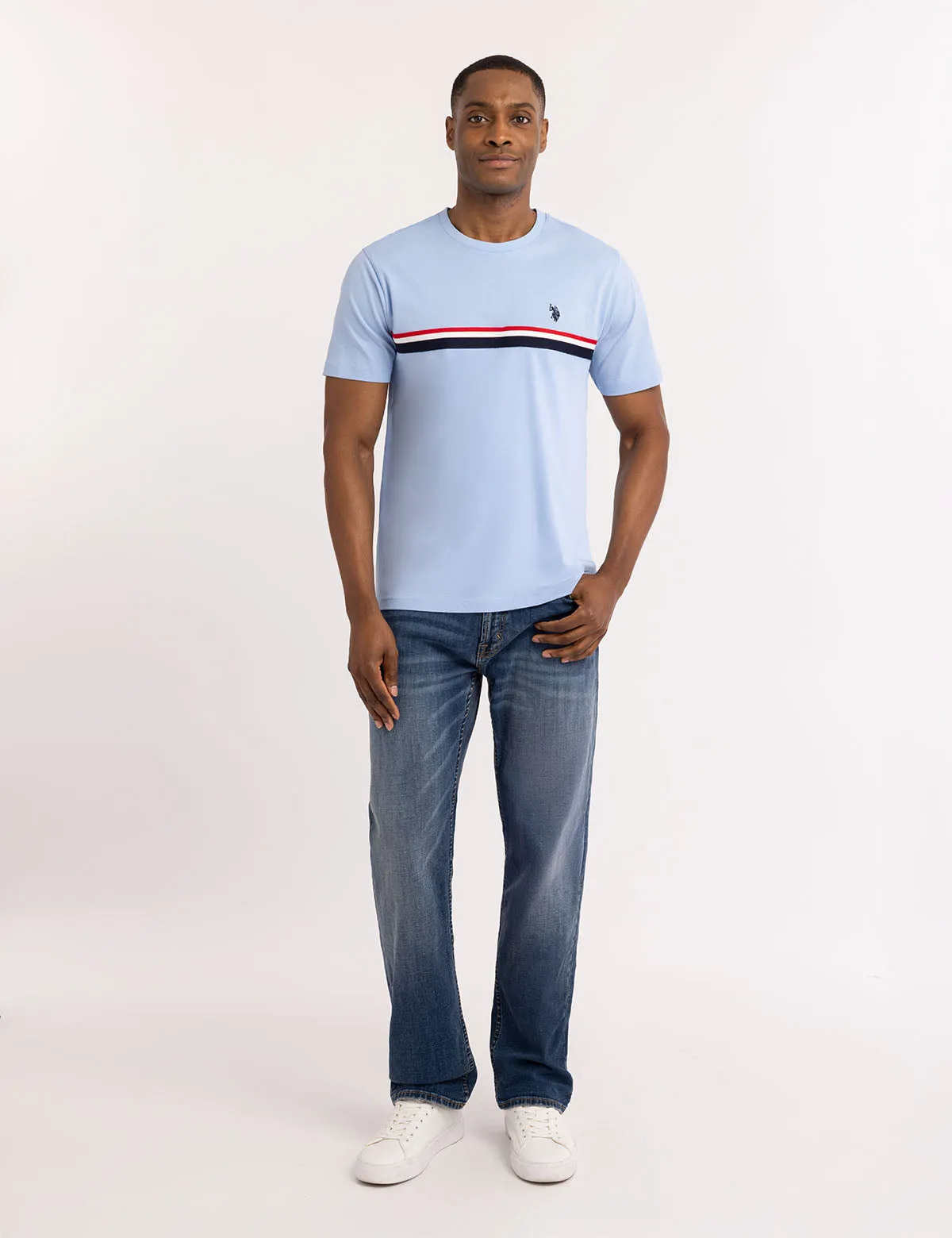 SIGNATURE TRICOT PIECED JERSEY T-SHIRT sold by U.S. Polo Assn. product image thumbnail 3