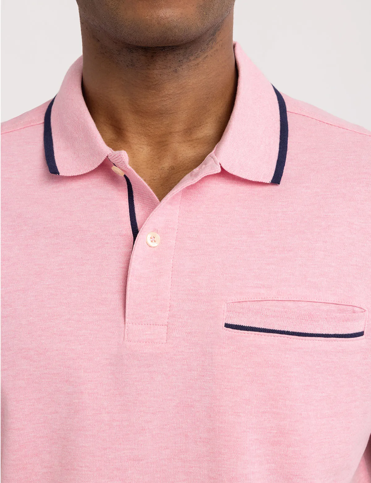 SOLID INTERLOCK POLO SHIRT WITH HIDDEN POCKET sold by U.S. Polo Assn. product image thumbnail 2