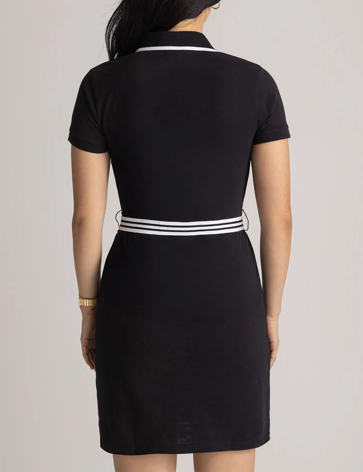 STRIPED BELT POLO DRESS sold by U.S. Polo Assn. product image thumbnail 4