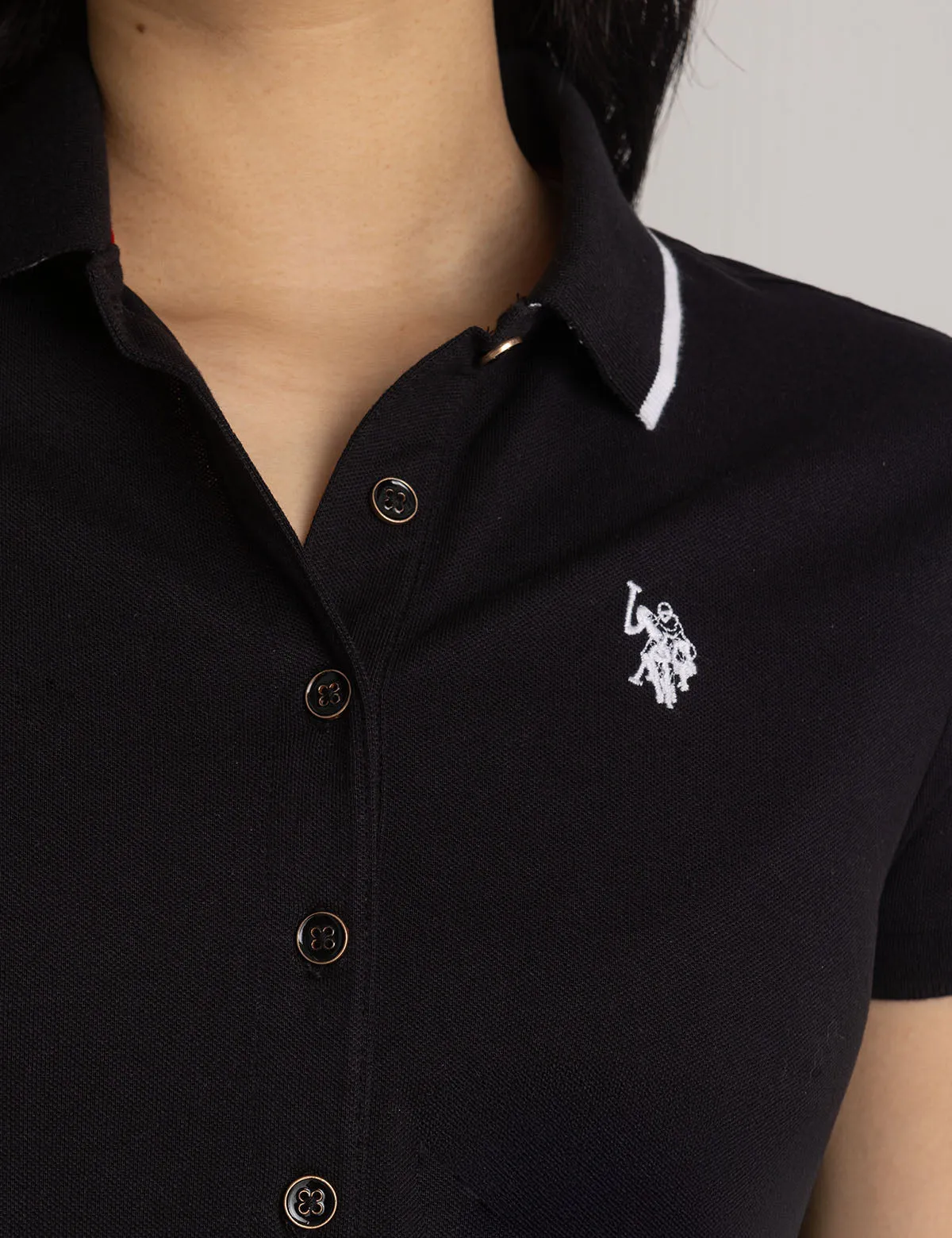 STRIPED BELT POLO DRESS sold by U.S. Polo Assn. product image thumbnail 5